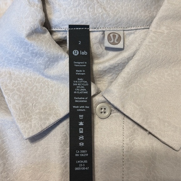 LAB Jacquard Relaxed-Fit Shirt - Picture 8 of 12